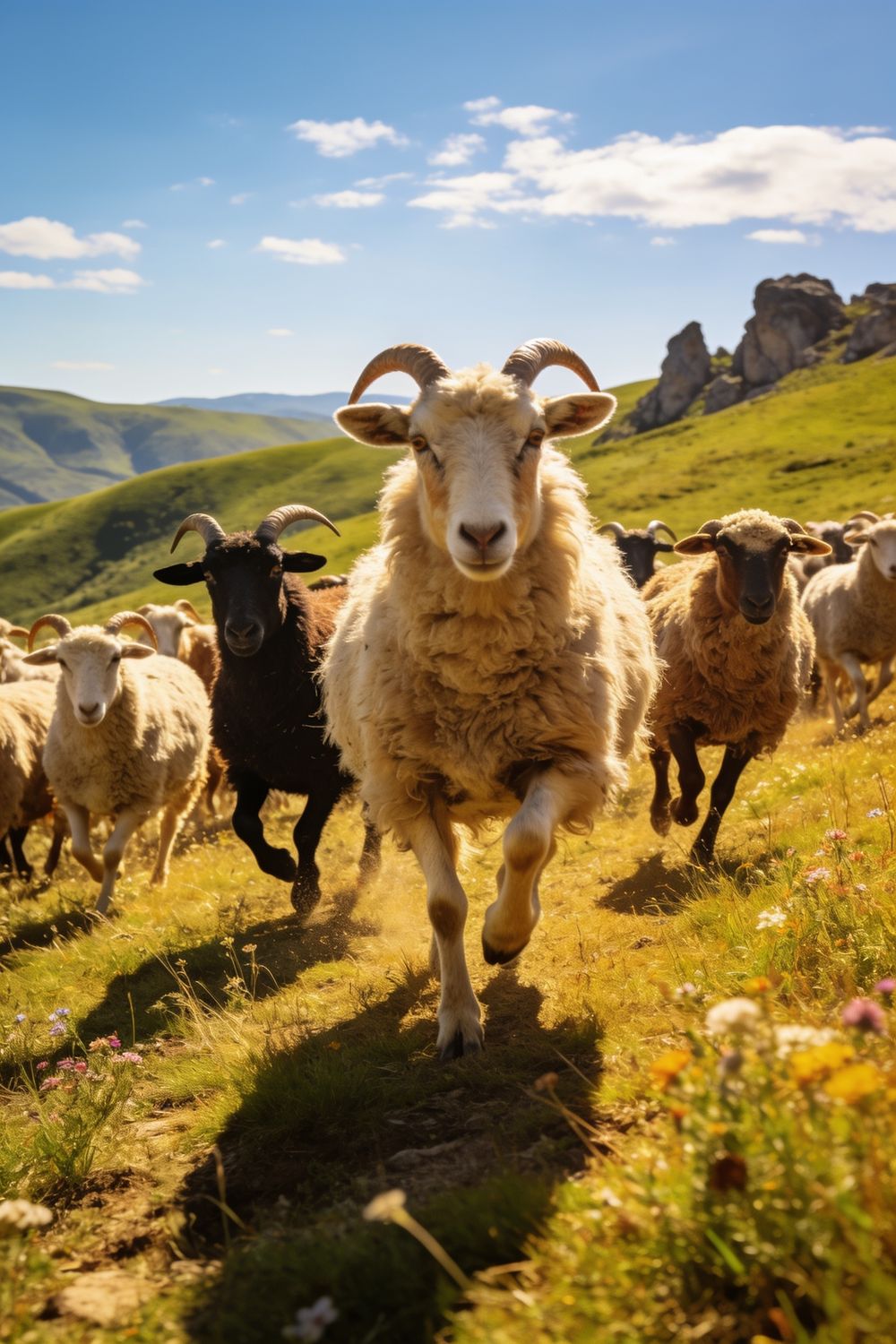 Goats and sheep